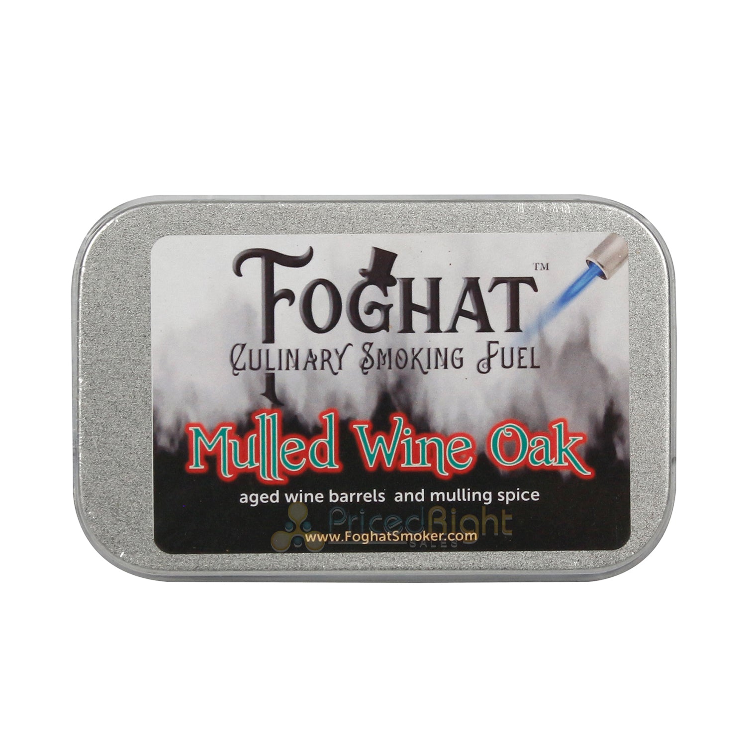Foghat Culinary Smoking Fuel Mulled Wine Oak W/ Spice Notes All-Natural 4 Ounce