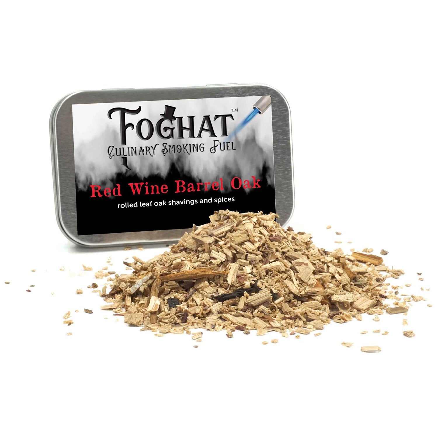 Foghat Culinary Smoking Fuel Aged Red Wine Barrel Oak W/ Spices All-Natural 4 oz