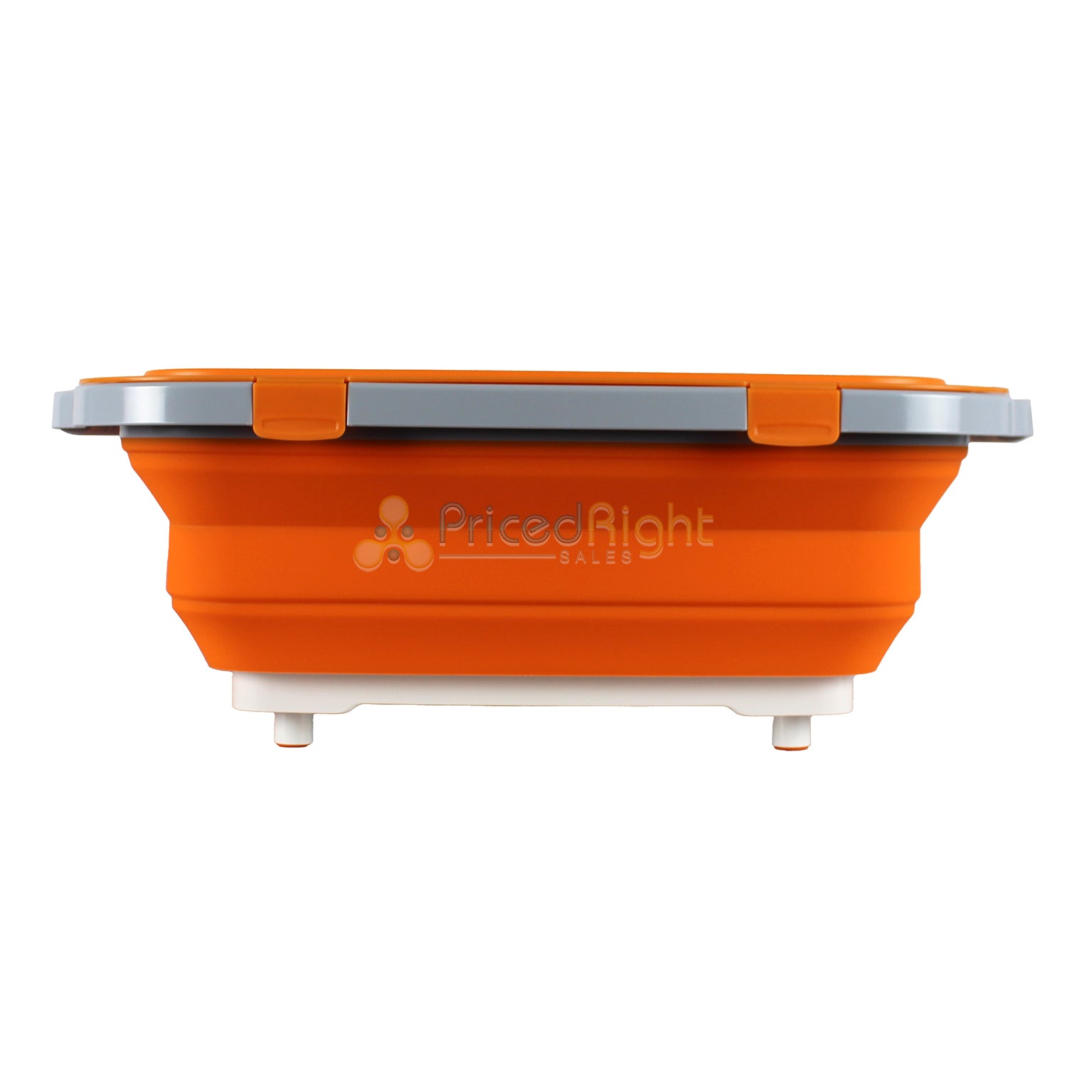 Drip EZ Large BBQ Prep Tub V2 with Locking Lid Cutting Board Orange TUBV2-1-OR