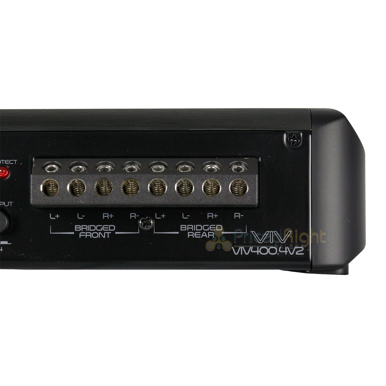 Memphis Audio VIV400.4V2 4-Channel Amplifier 400 Watt 2 Ohm Class D W/ LED Strip