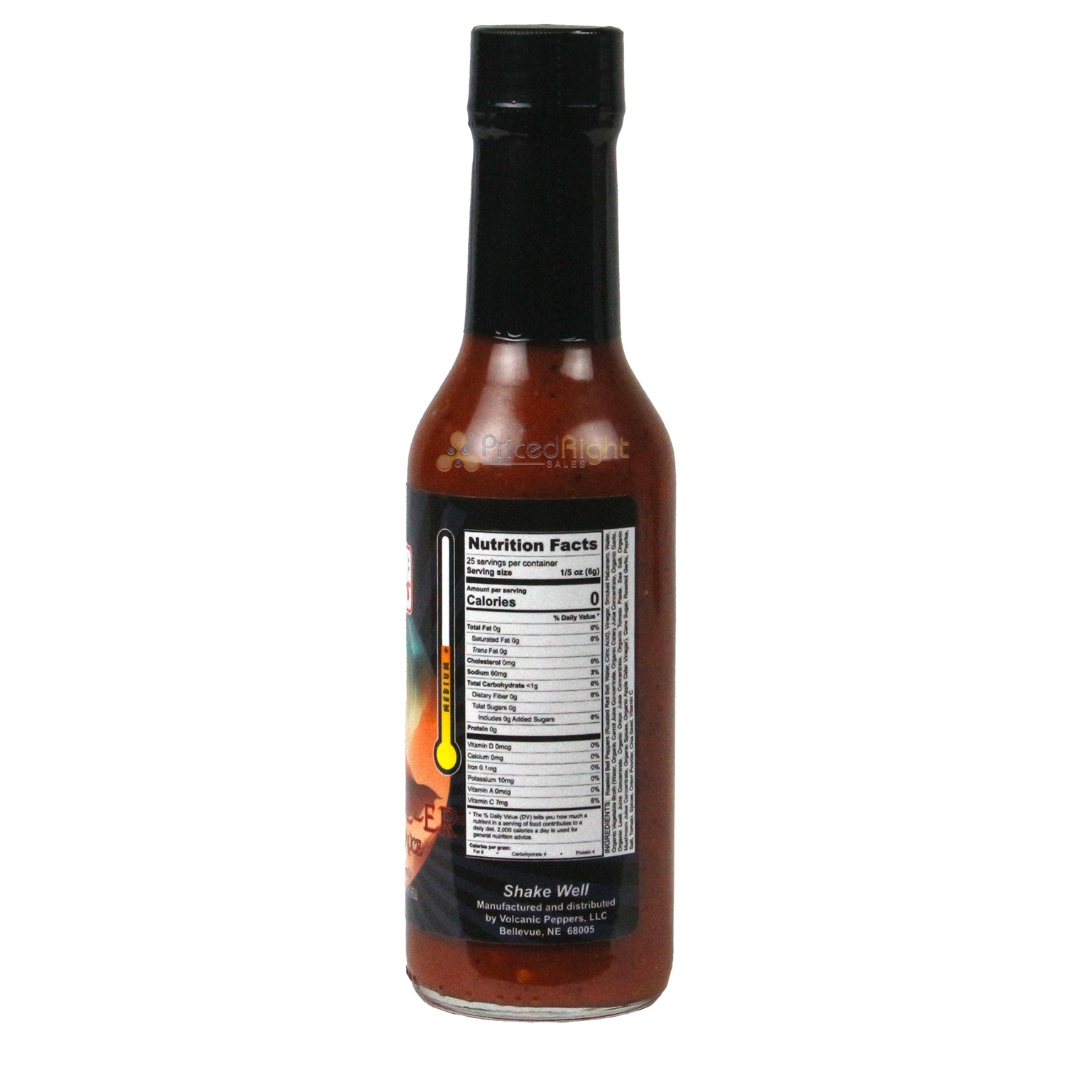 Volcanic Pepper The Traveler Paprika Hot Sauce 5 oz Medium Heat