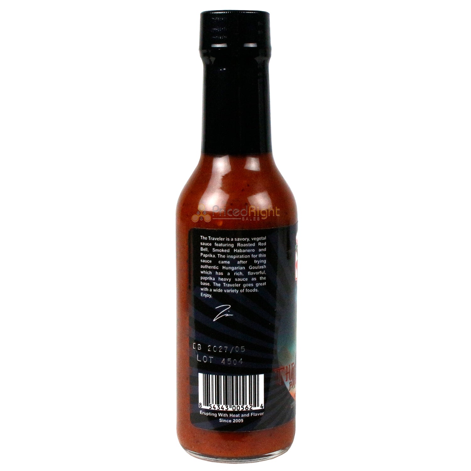 Volcanic Pepper The Traveler Paprika Hot Sauce 5 oz Medium Heat