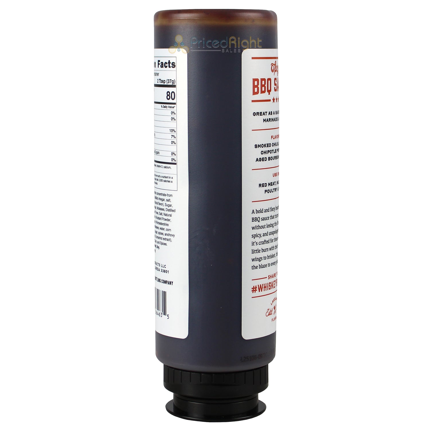 Whiskey Bent BBQ Whiskey Inferno Spicy BBQ Sauce 21 Oz Chili Chipotle WBINFRENO