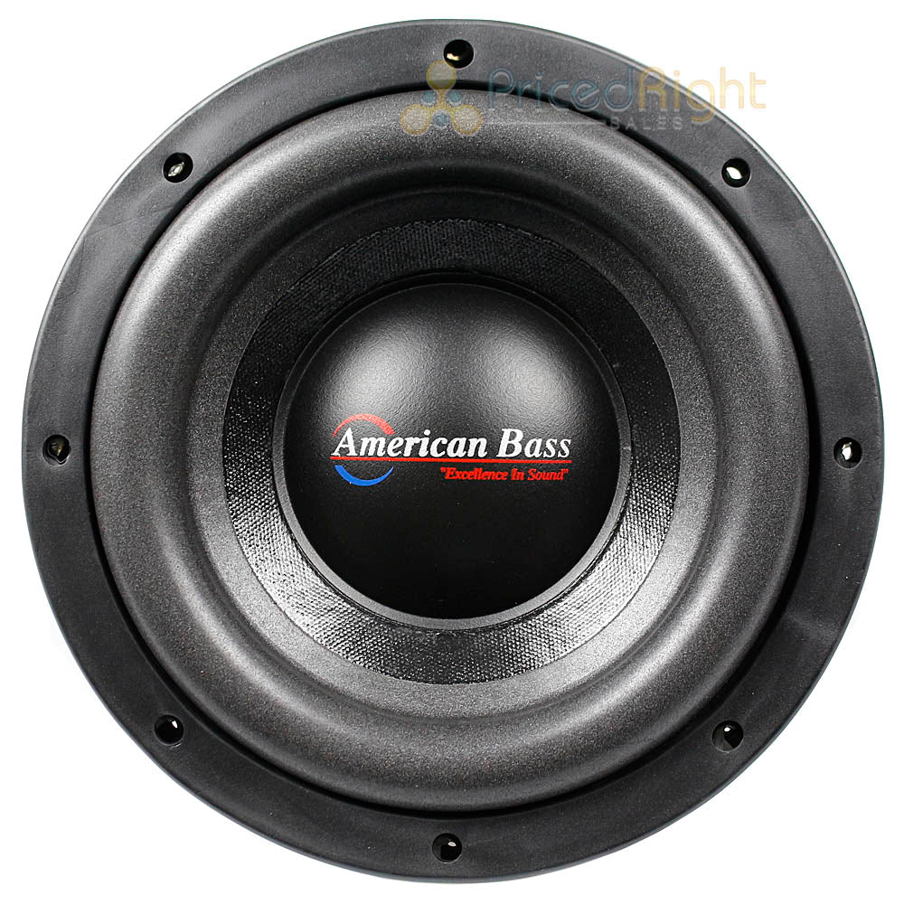 American Bass 8" High Power Subwoofer Dual 4 Ohm 900W Max XD-844 V.2 Single