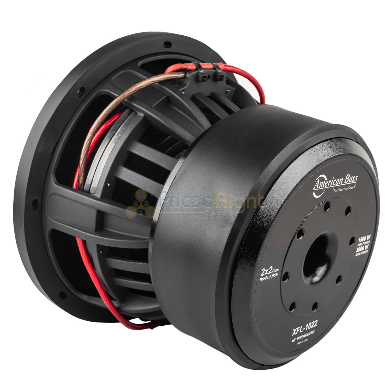 10" Subwoofer Dual 2 Ohm 3000 Watts Max Car Audio Sub 2 Pack American Bass