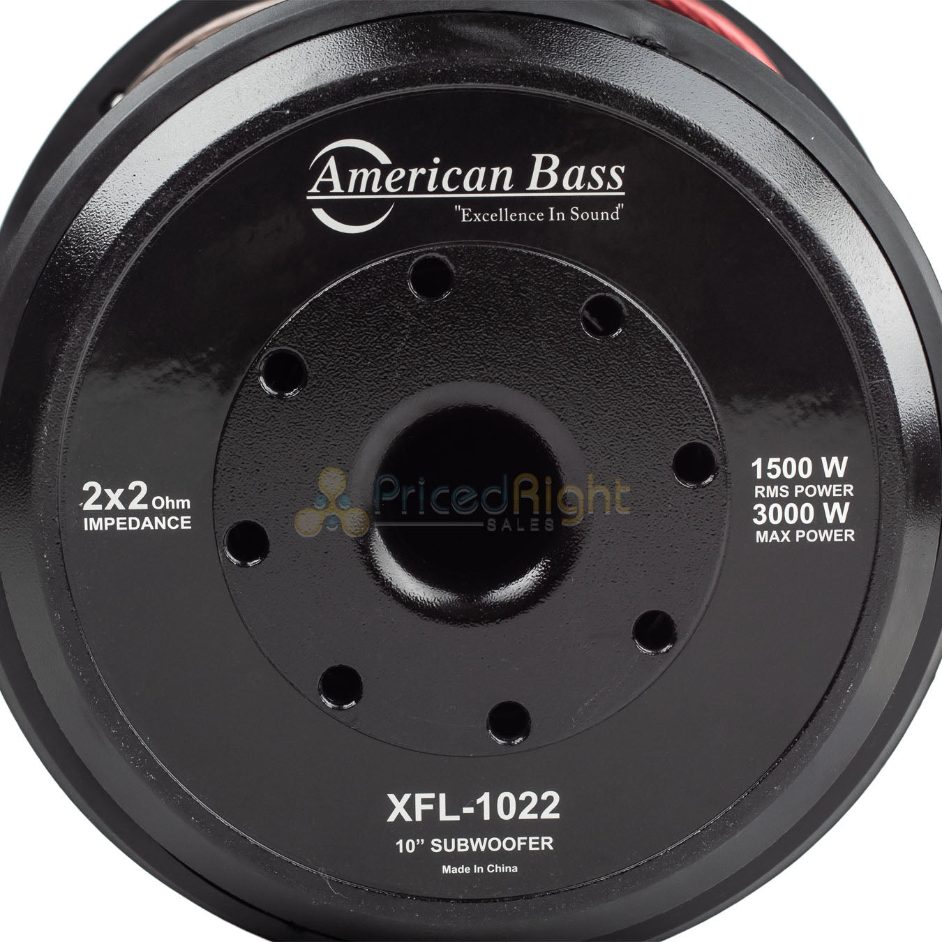 10" Subwoofer Dual 2 Ohm 3000 Watts Max Car Audio Sub 2 Pack American Bass