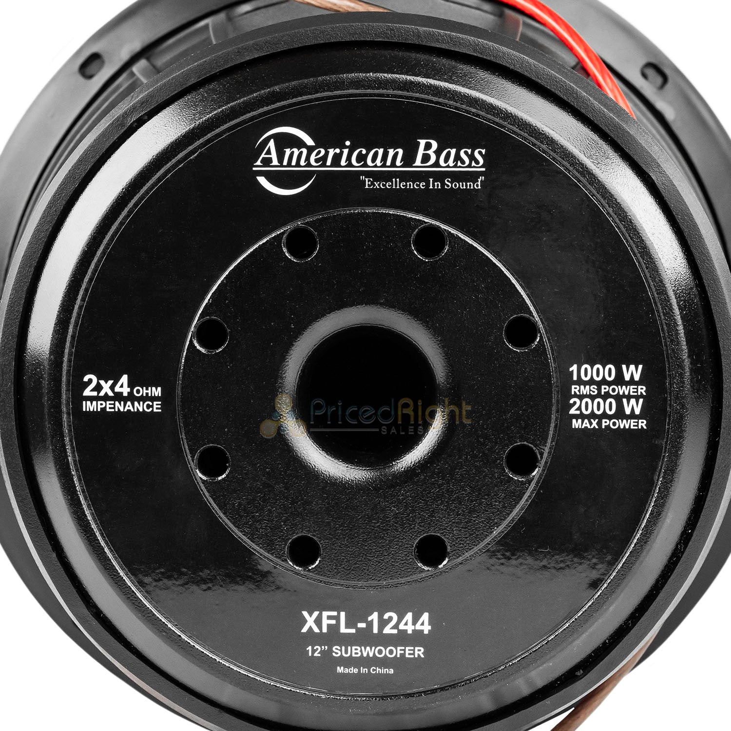 American Bass XFL-1244 12" Subwoofers Dual 4 Ohm 2000 Watts Max Car Audio 2 Pack