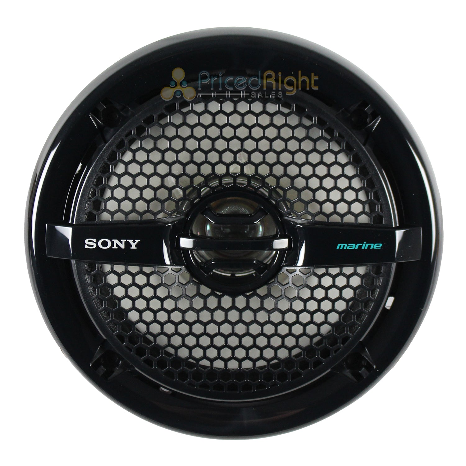 Sony 6.5" Black Marine Powersports Dual Cone Speakers Pair 140W Peak XS MP1611B