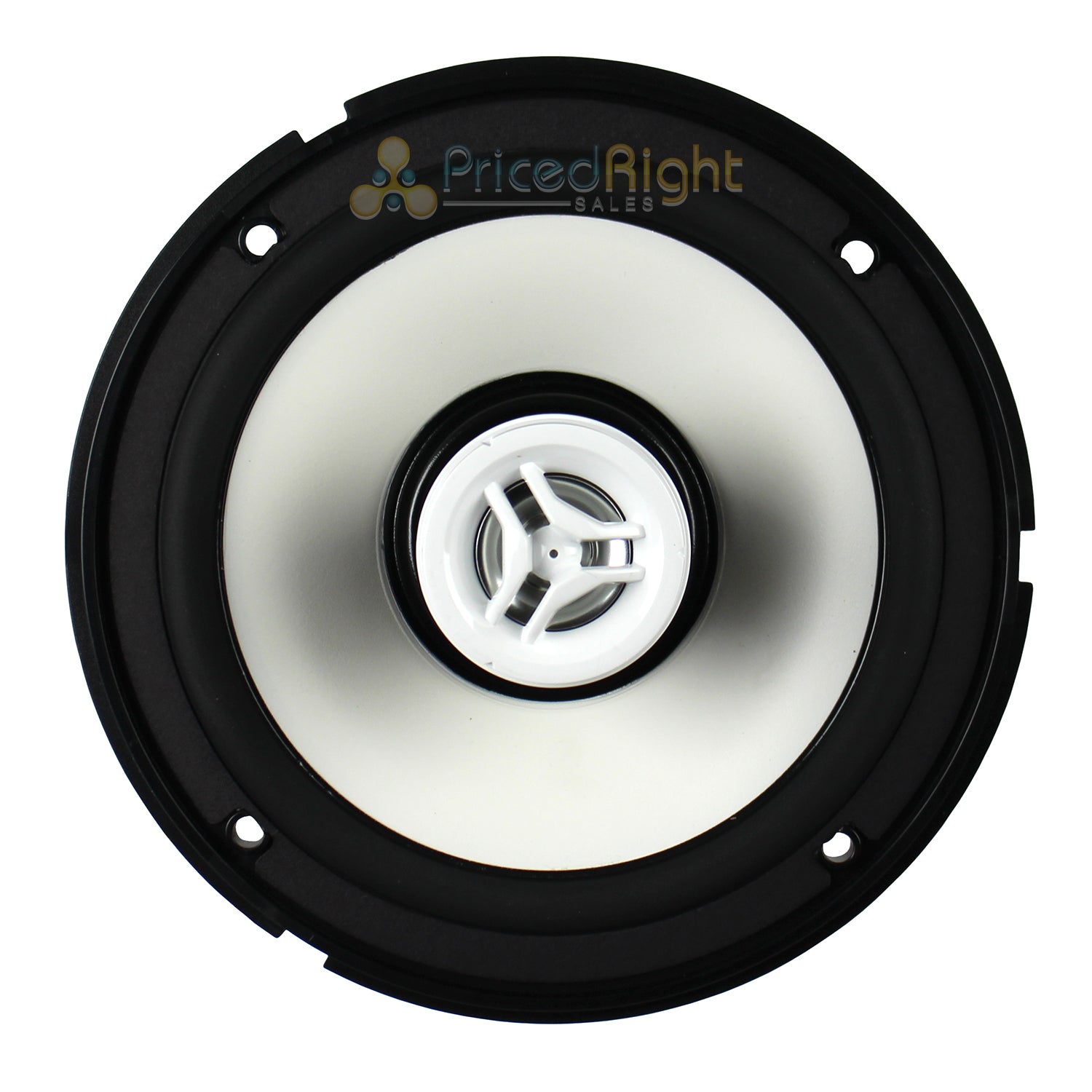 Sony 6.5" White Marine Coaxial Speakers Pair 4 Ohm 160W Peak 70W RMS XS MP1621