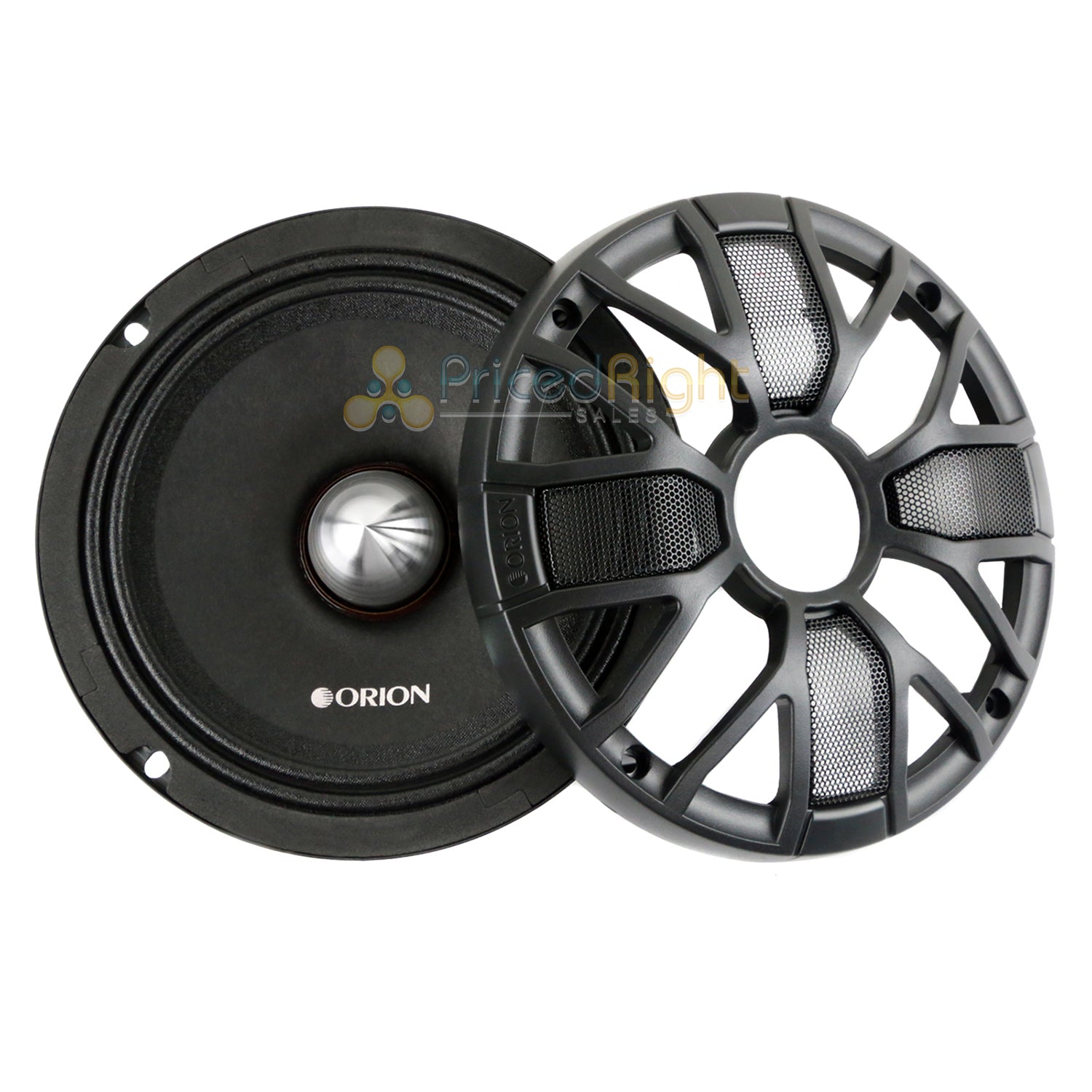 Orion 6.5" Midrange Speaker Pair Slim Car Audio 1200W Max 300W Rms XSM655SL