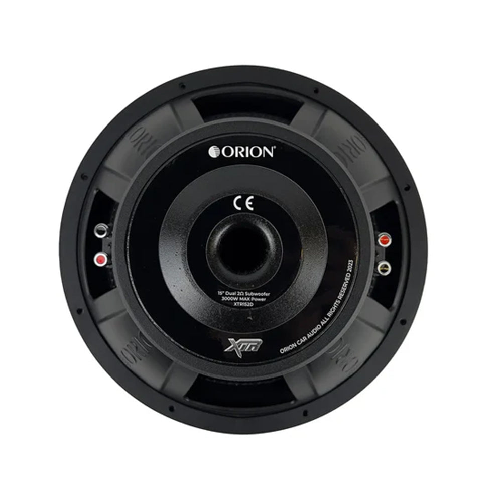 Orion XTR154D 15" Inch 3000 Watt Max Dual 4 Ohm Single Subwoofer XTR 750W RMS