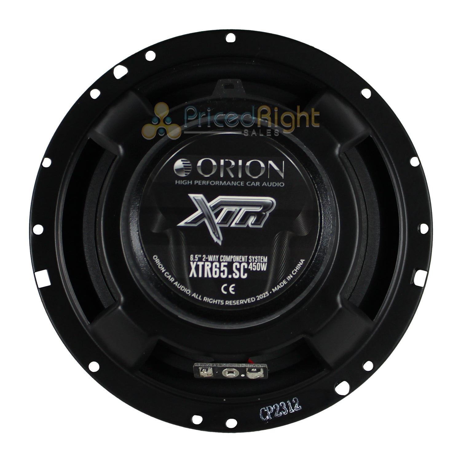 6.5" Component Speaker System 2-Way 115W RMS 450W Max 4 Ohm Orion XTR65.SC