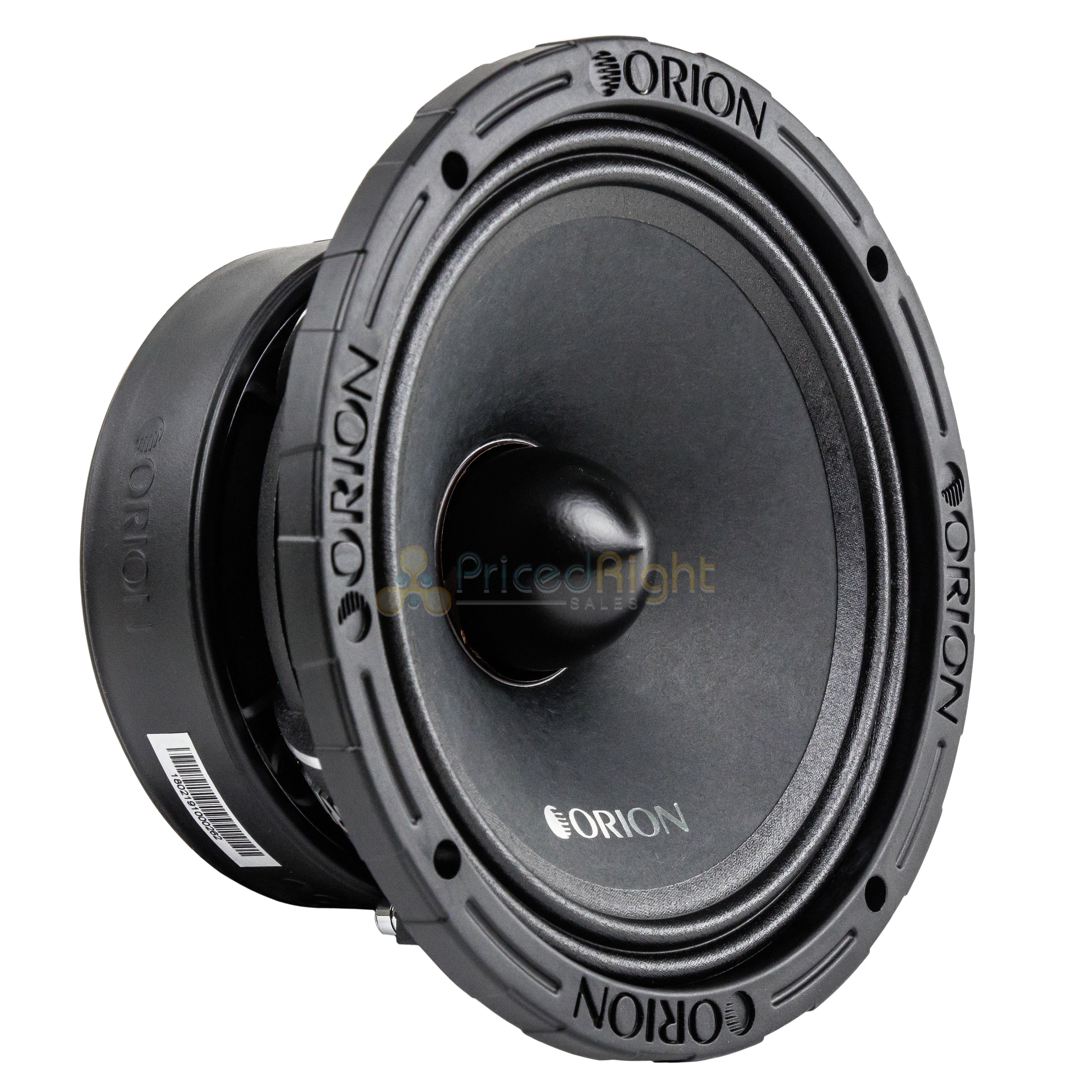 Orion 8" Midrange Speakers 1600 Watts Max Power 8 Ohm Car Audio XTX858 Pair