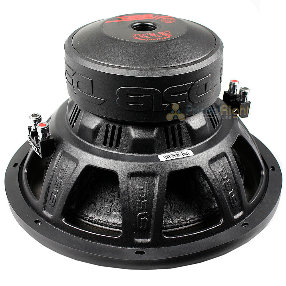 DS18 12" Subwoofer 1500 Watts Dual 2 Ohm Car Audio Elite Z Series ZR12.2D Single