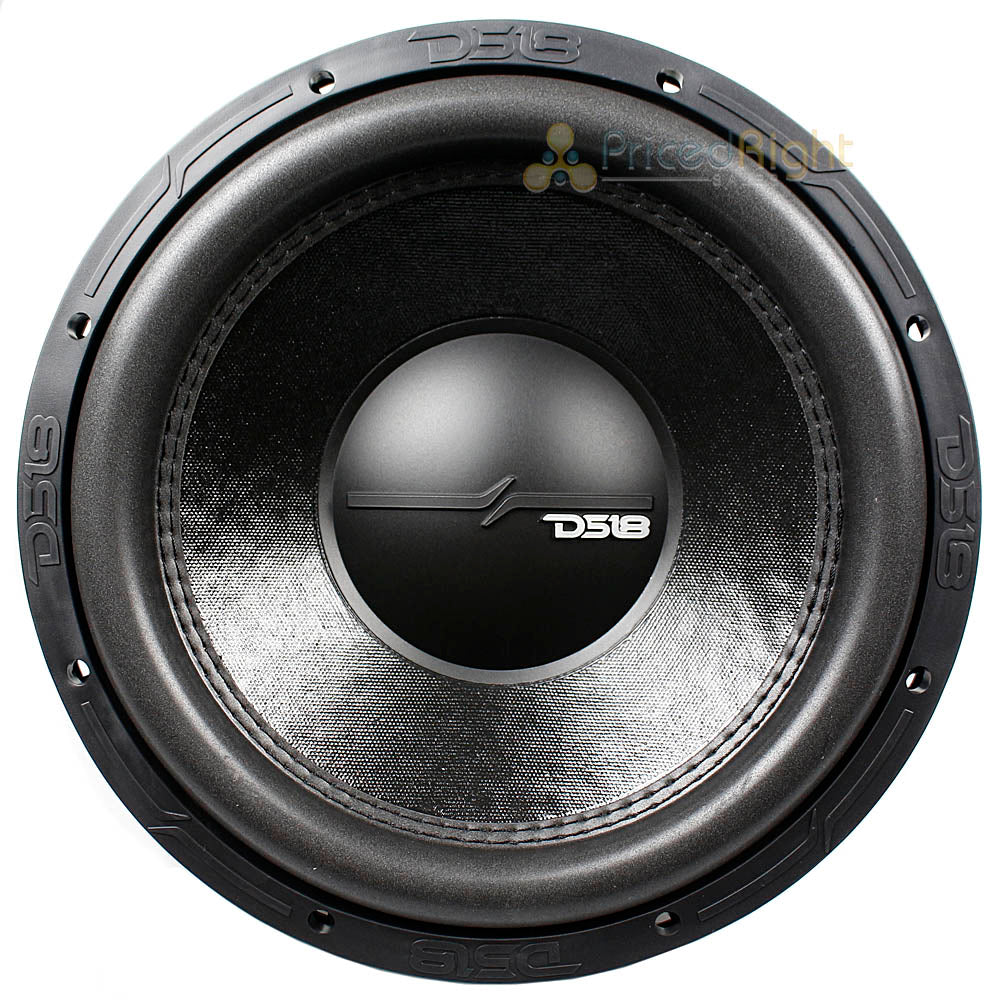 DS18 12" Subwoofer 1500 Watts Dual 2 Ohm Car Audio Elite Z Series ZR12.2D Single