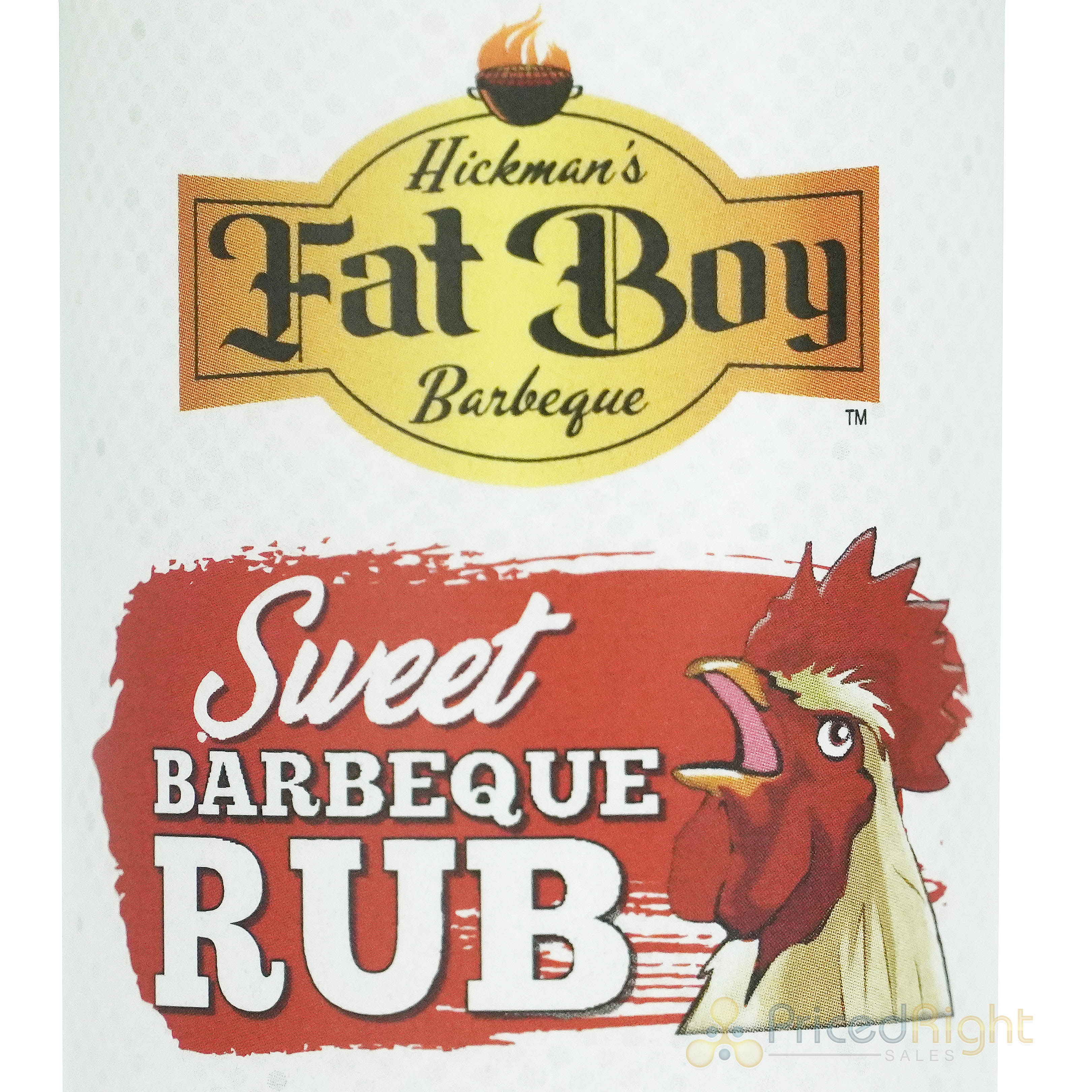 Fat Boy All Natural BBQ Sweet Rub 4 Oz Bottle Gluten Free 00011