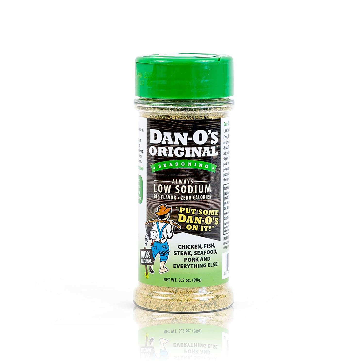 Dan-O's Original Low Sodium Seasoning and Rub 3.5 Oz Bottle Gluten Free No  MSG Dan-O's Original Low Sodium Seasoning and Rub 3.5 Oz Bottle Gluten Free