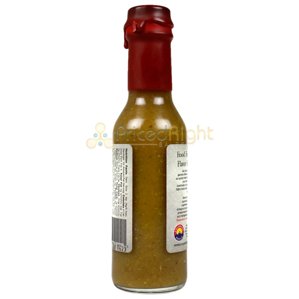 Jal Up In Yo Tomatillo Mild Jalapeno Hot Sauce Cooper's Small Batch 5 Oz Bottle