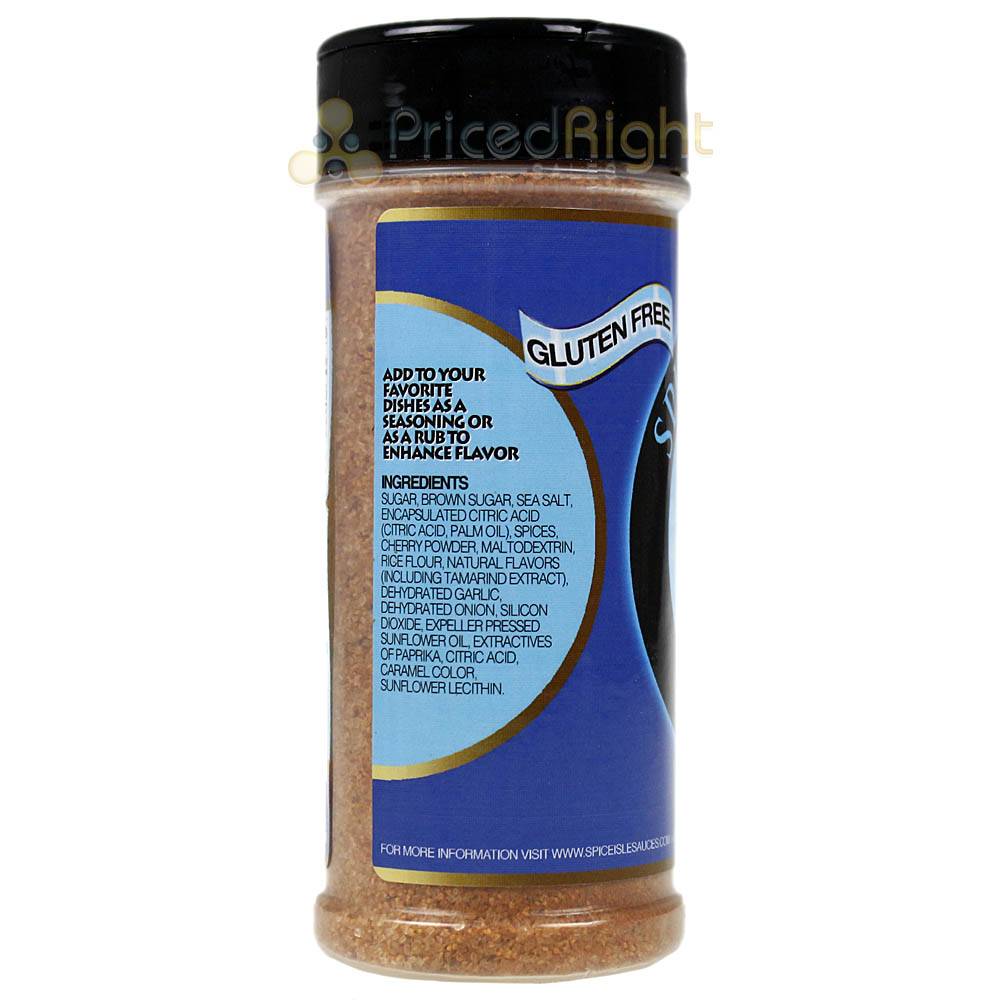 Spice Isle Sauces Tropical Tamarind Seasoning & Rub BBQ 6.67 Oz Shake Bottle