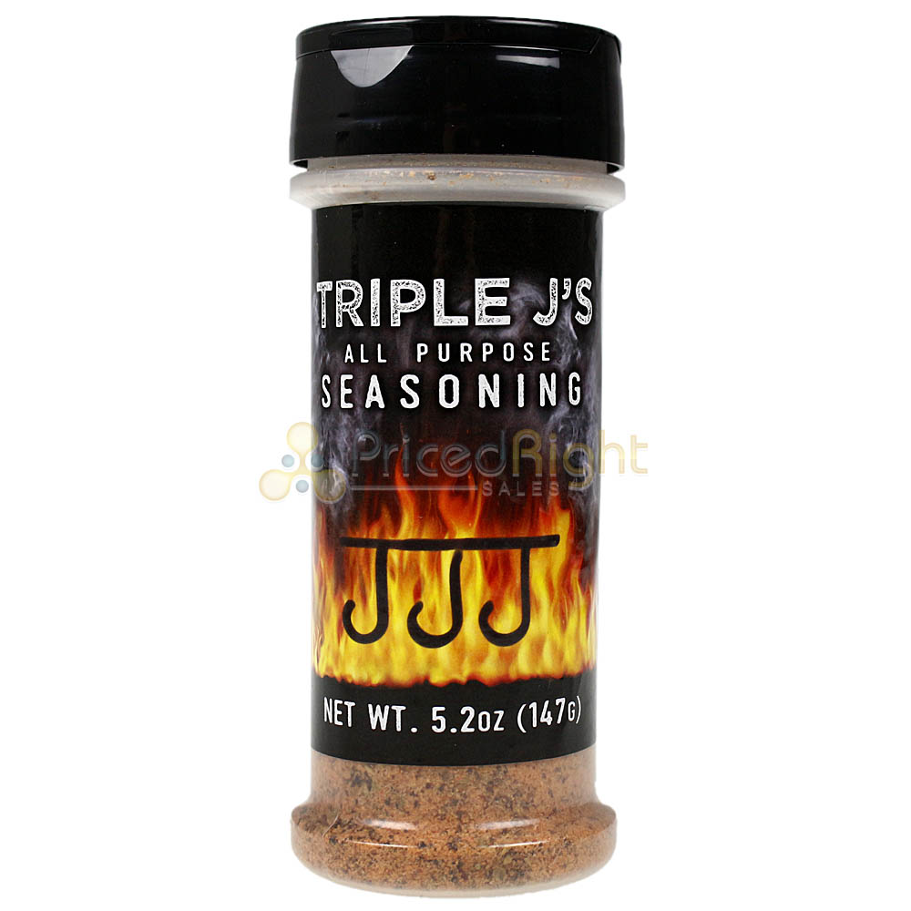 Triple J's All Purpose Seasoning 5 Oz Shaker Bottle