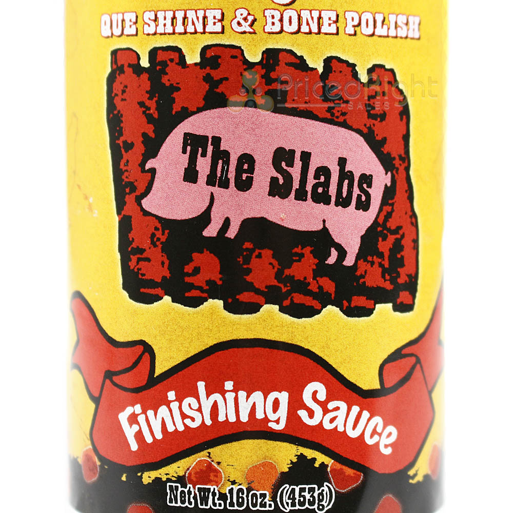 The Slabs BBQ Amazing Glaze 16 oz Que Shine & Bone Polish BBQ Finishing Sauce