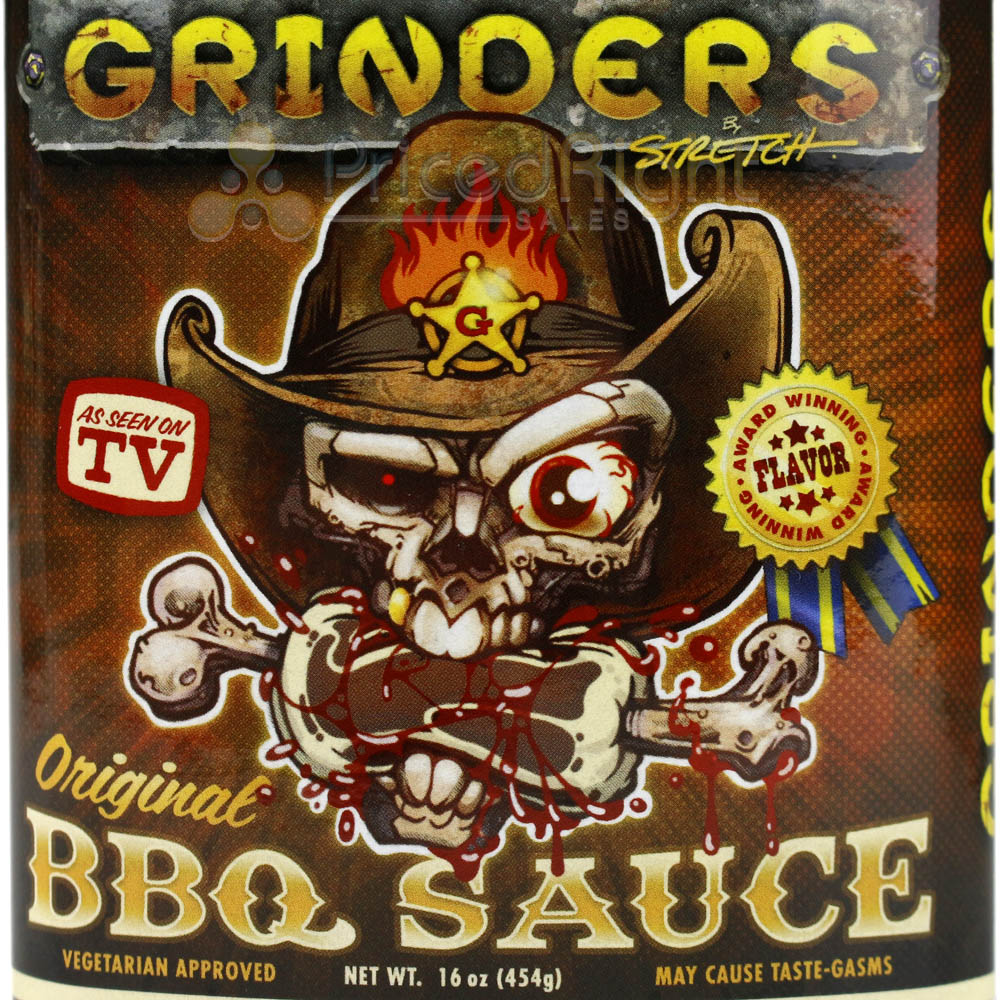Grinders Original Flavor Award Winning BBQ Sauce 16 oz. Bottle