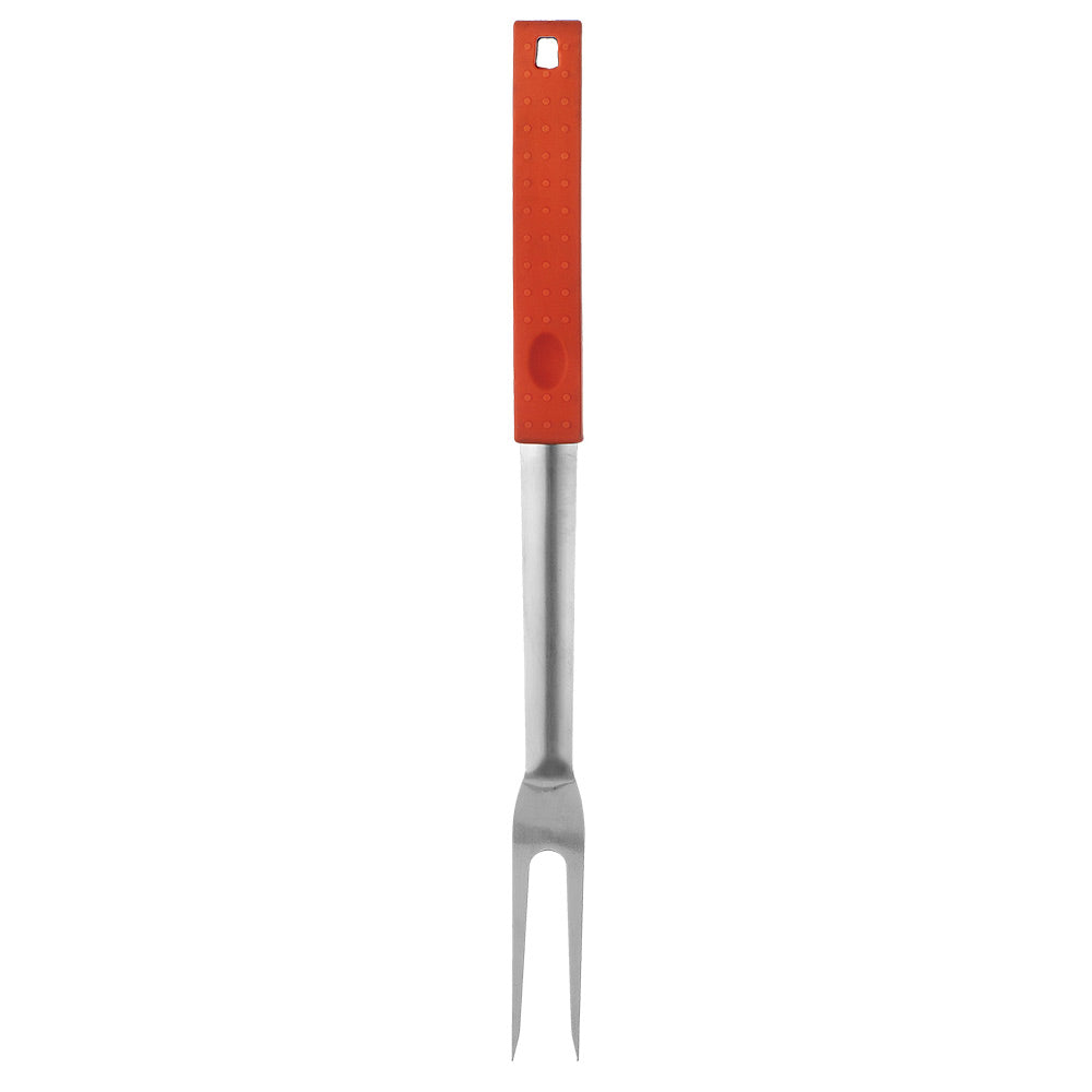 Mr. Bar-B-Q Stainless Steel Fork Non Slip Easy Grip Handle 02801Y