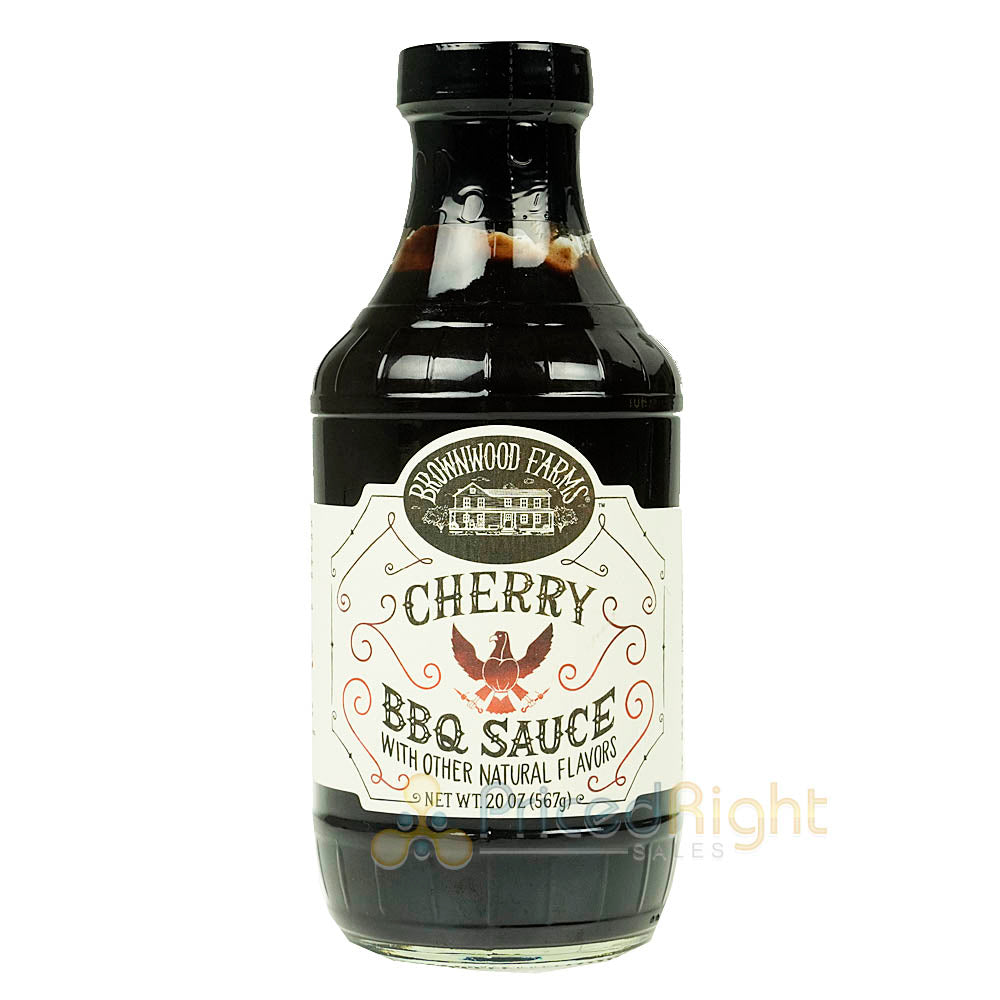 Brownwood Farms Jalapeno Cherry & Cherry BBQ Sauce All Natural 2 Pack 20 oz