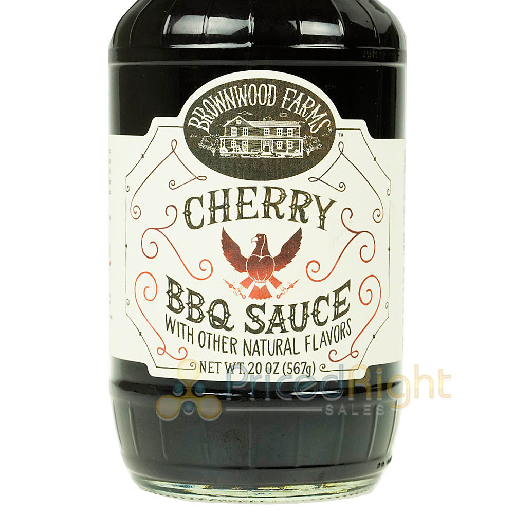 Brownwood Farms Jalapeno Cherry & Cherry BBQ Sauce All Natural 2 Pack 20 oz