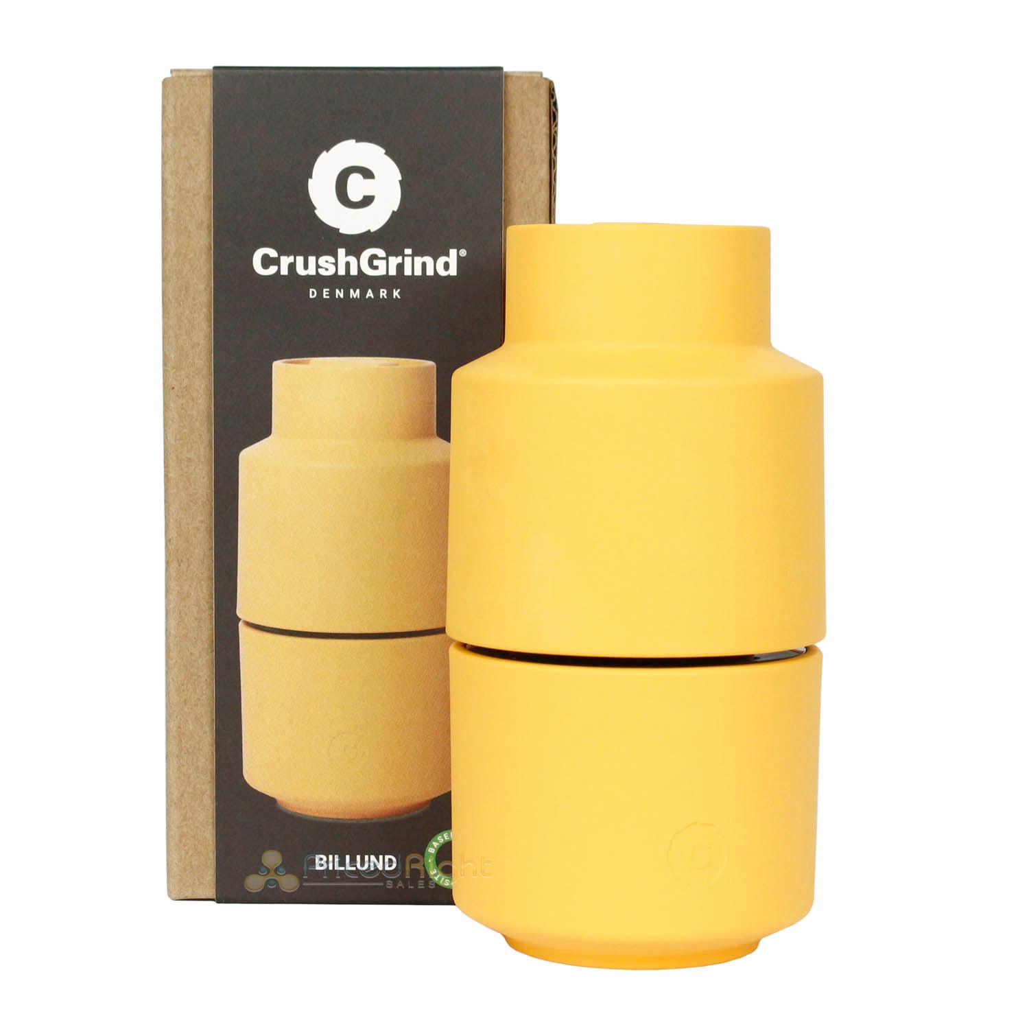 CrushGrind Billund Spice Grinder Patented Ceramic Mechanism Biocomposite Masala