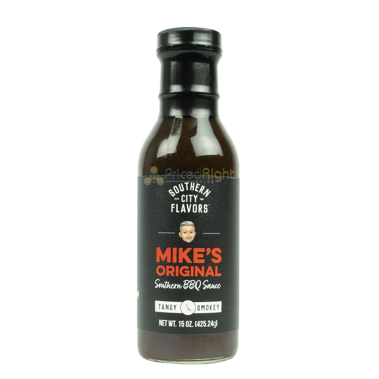 Southern City Flavors Mike's BBQ Sauce Made In Small Batches Tangy Smokey 15 Oz