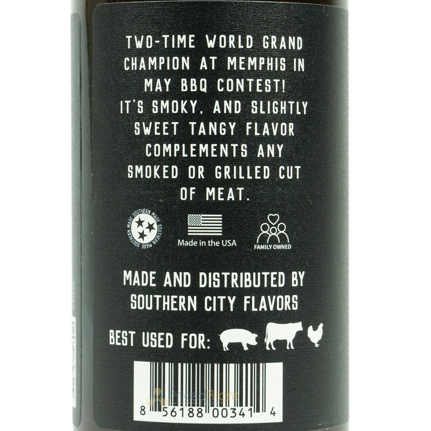 Southern City Flavors Mike's BBQ Sauce Made In Small Batches Tangy Smokey 15 Oz