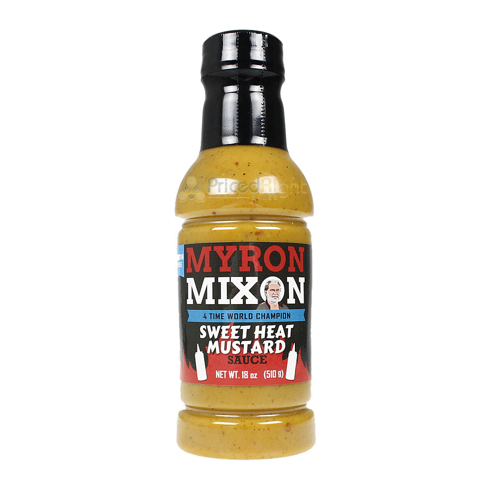 Myron Mixon Sweet Heat Mustard Sauce Made By 4-Time World BBQ Champion 18 oz.