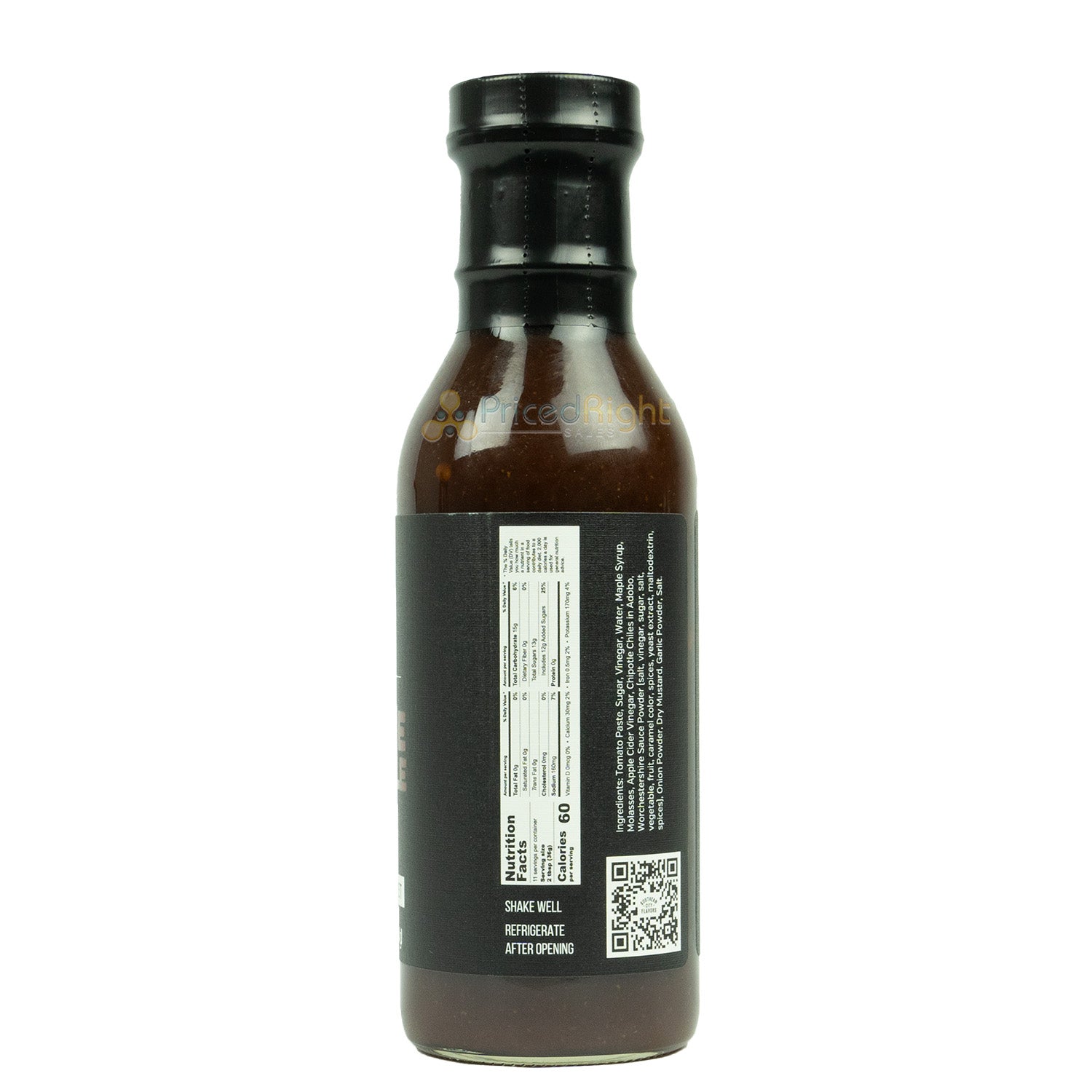 Southern City Flavors Maple Chipotle BBQ Sauce With 100% Pure Maple Syrup 15 oz