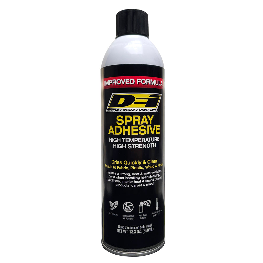 Hi Temp Spray Adhesive 13 oz Can Headliner Upholstery High Strength DEI