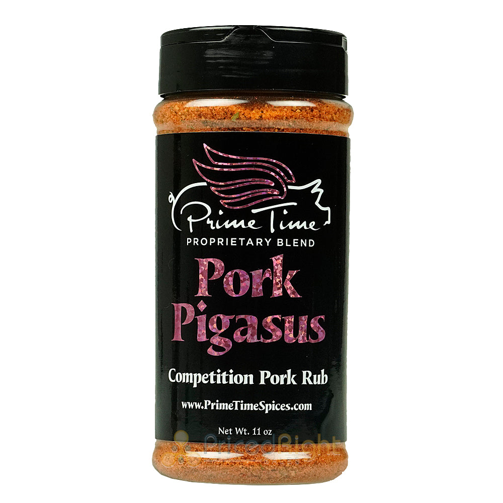 Prime Time Spices' Pork Pigasus 11oz. 0 Calorie Award Winning Pig Seasoning