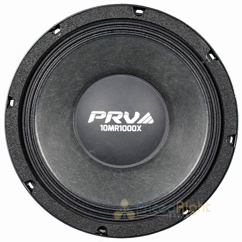 PRV Audio 10" Mid Range Speaker 1000 Watts Max 8 Ohm Car Audio 10MR1000X Single