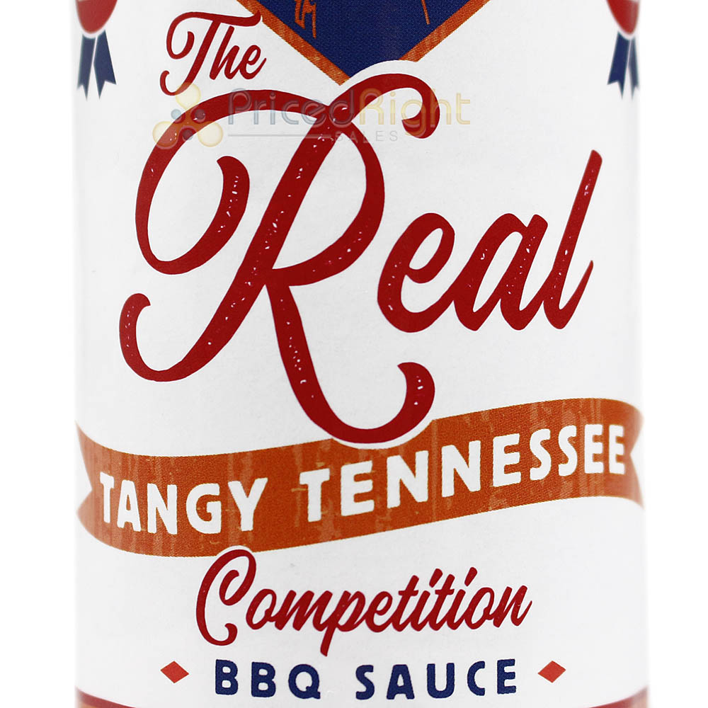 The Real Man Meat 15.45 oz Tangy Tennessee BBQ Sauce Competition Rated 11002