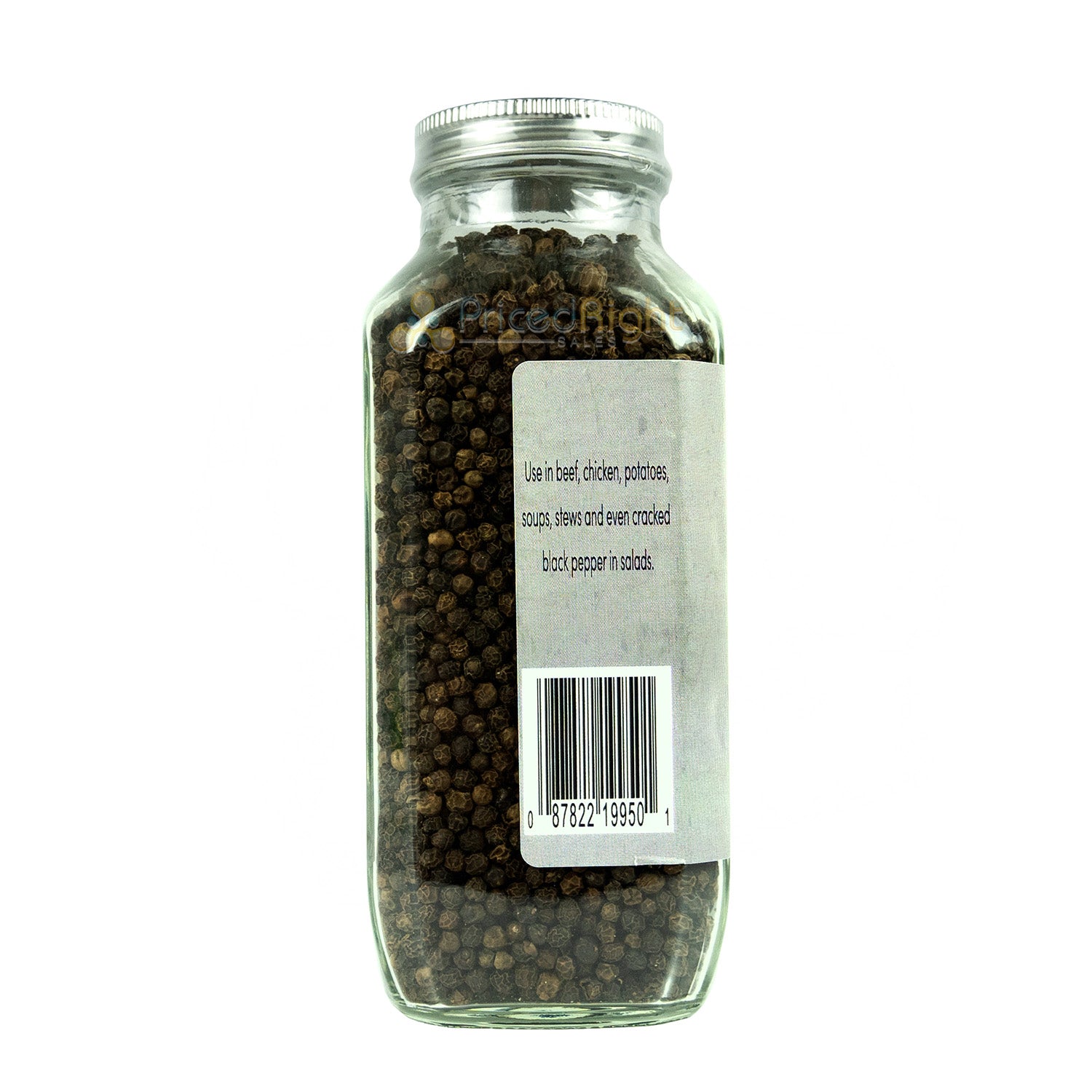 Pepper Creek Farms Black Peppercorns Stout For A Fresh Pepper Flavor 8 oz Jar