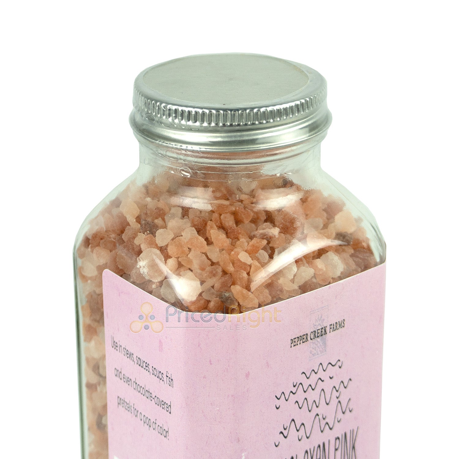 Pepper Creek Farms Himalayan Pink Sea Salt Stout Kosher Certified 20 oz Jar