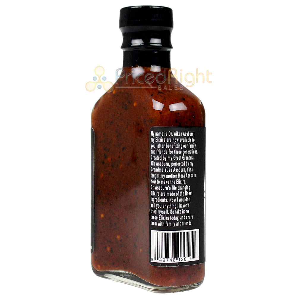 Sauce Crafters Dr. Assburns Fire Roasted Habanero Hot Sauce Smokey 5.7 Oz Bottle