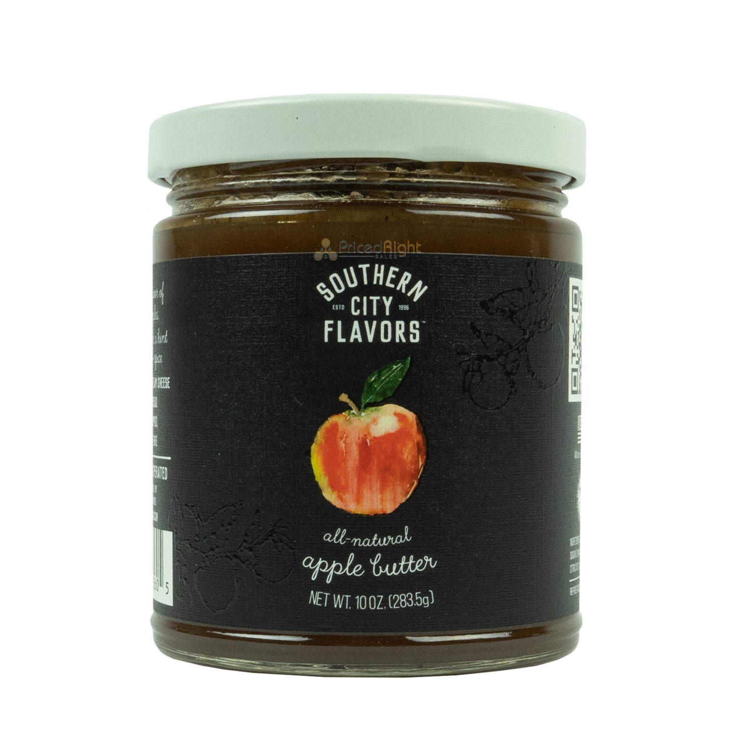 Southern City Flavors Apple Butter All Natural Decadently Rich Flavor 10 Oz