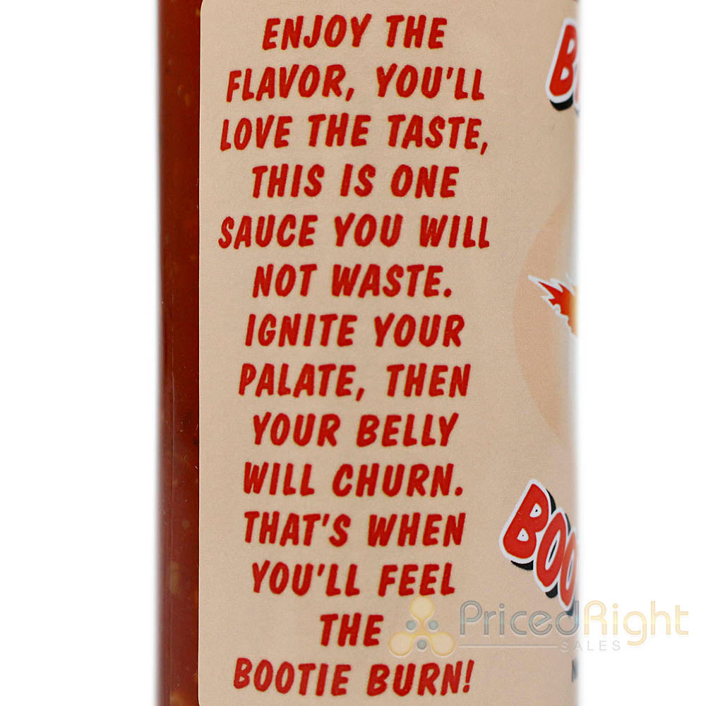 Sauce Crafters Brenda's Bootie Burner Hot Sauce Habanero Garlic 5 Oz Bottle