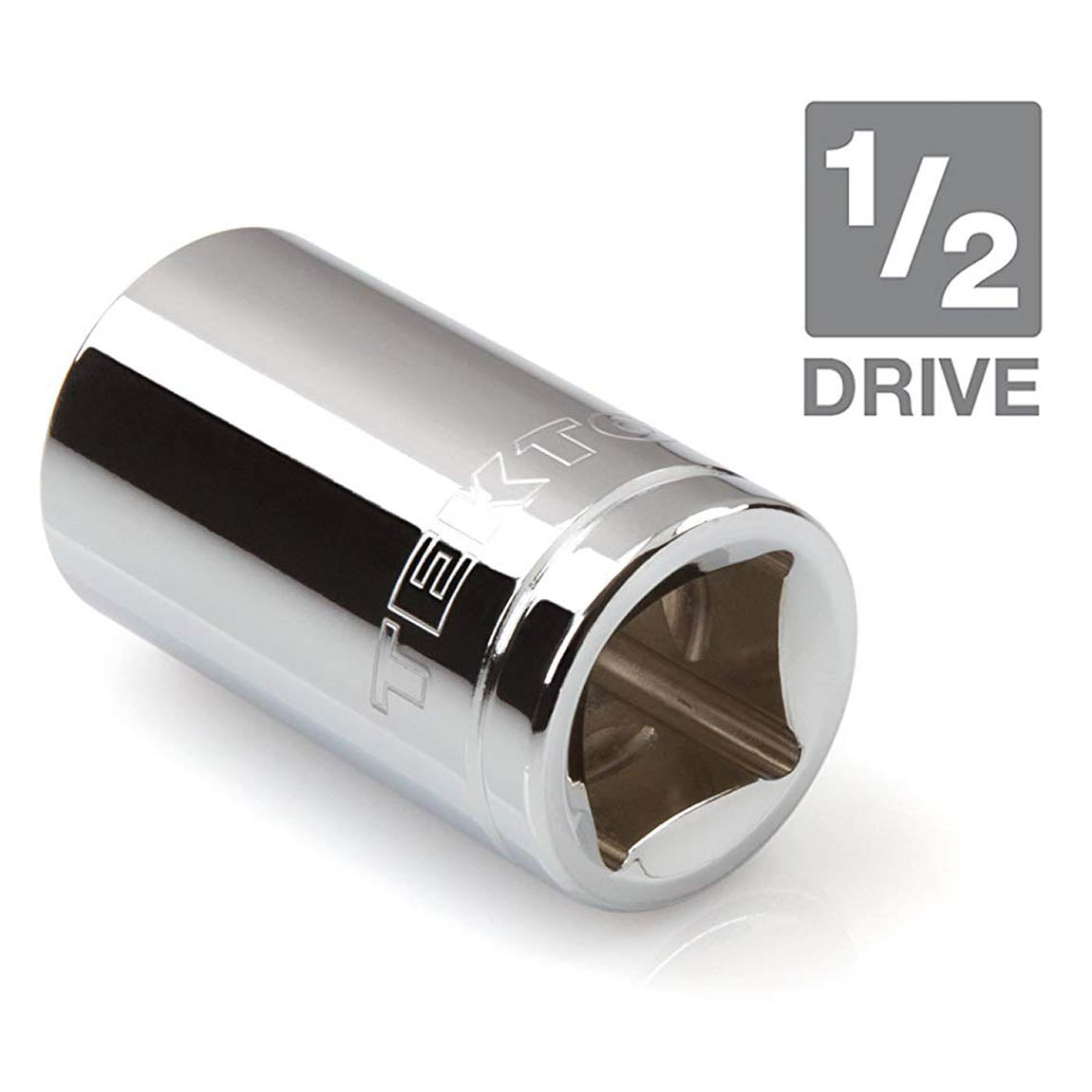 12 Point 1/2" Drive x 5/8" Shallow Socket Premium Vanadium Steel TEKTON 14215
