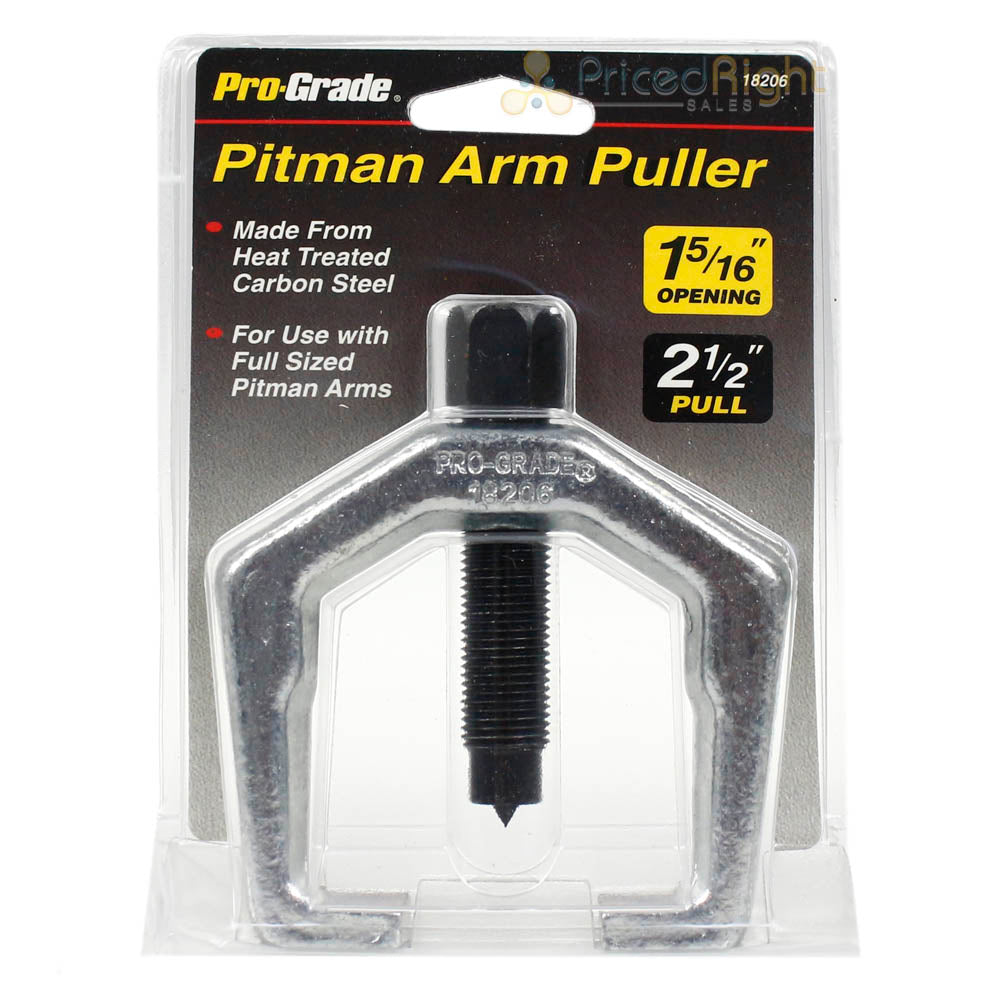 ProGrade Pitman Arm Puller for Cars Trucks SUVs 1-5/16" Opening Heavy Duty Steel