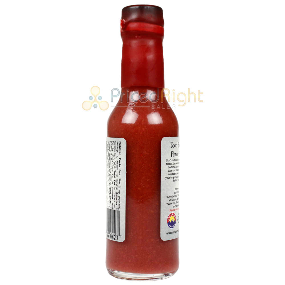 Jamaica Killer Hot Sauce Strawberry Lime Hibiscus Sweet Heat 5 Oz Bottle