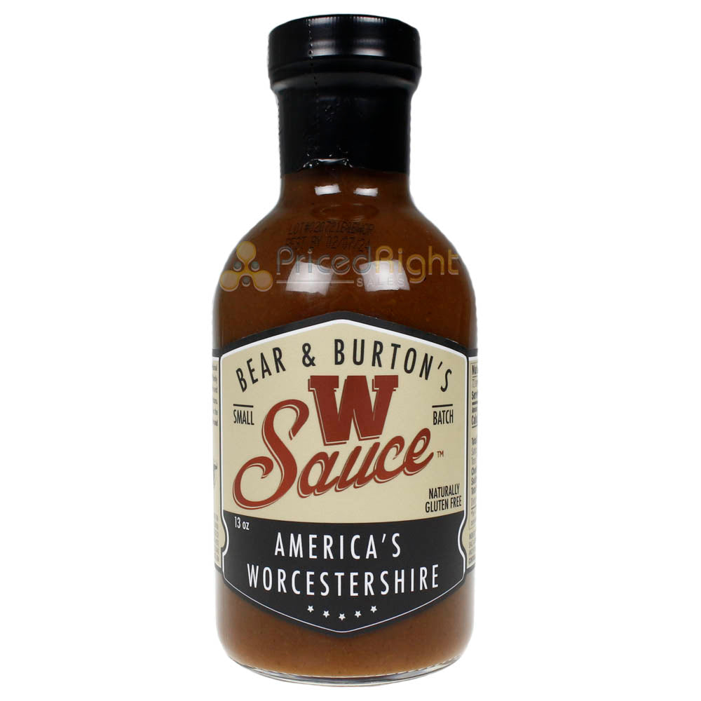 Bear and Burton's W Sauce America's Worcestershire All Natural and Gluten-Free