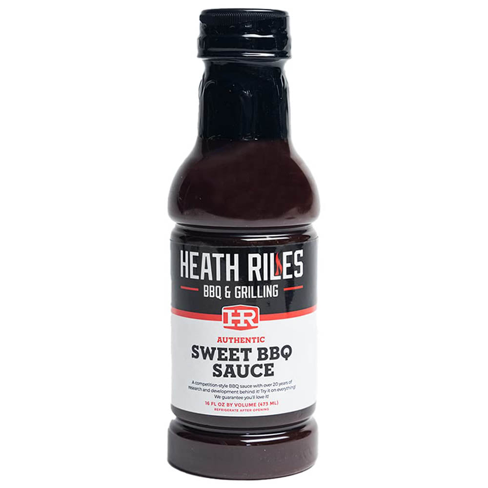 Heath Riles Sweet BBQ Sauce 16 Oz Bottle Competition Sauce No MSG 35987