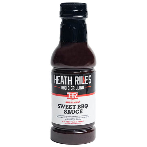 Heath Riles BBQ Sweet Barbecue Sauce, Champion Pitmaster Recipe, Bottle 18  oz.