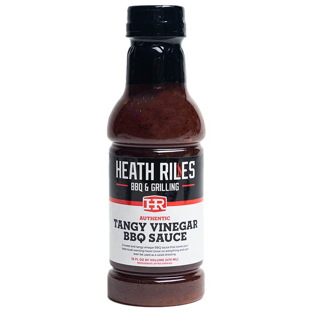 Heath Riles Tangy BBQ Sauce 16 Oz Bottle Memphis Style No MSG 35994